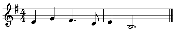 Normale Noten vermitteln zusätzlich Tonhöhen, Tonart und Rhythmus.